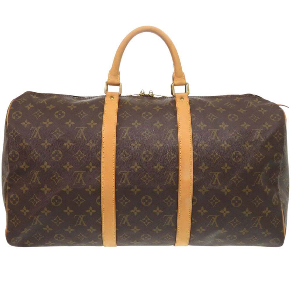 LOUIS VUITTON Brown Monogram Keepall 50 Boston Bag - Picture 2 of 10
